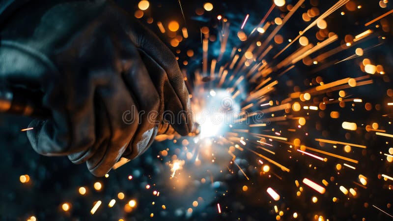 Welding with sparks